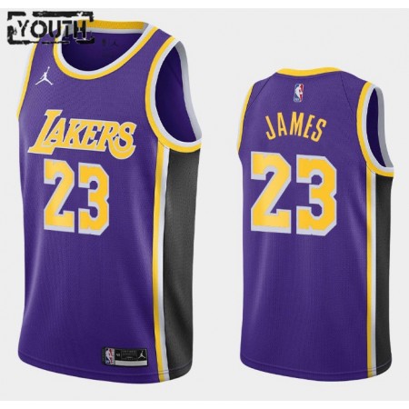 Kinder NBA Los Angeles Lakers Trikot LeBron James 23 Jordan Brand 2020-2021 Statement Edition Swingman